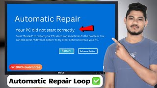 Celebrity How to fix Automatic Repair Loop in Windows 7,10,11 Your PC Did Not Start Correctly 2024 Wealth
