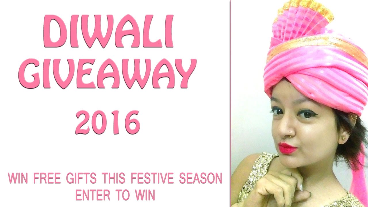 Diwali Giveaway 2016 - Win free gifts this Diwali - India (Hindi) CLOSED