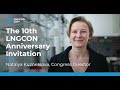 The 10th lngcon anniversary invitation  natalya kuznetsova congress director