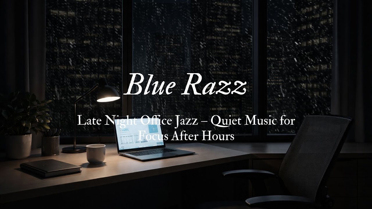 Late Night Office Jazz – Quiet Music for Focus After Hours