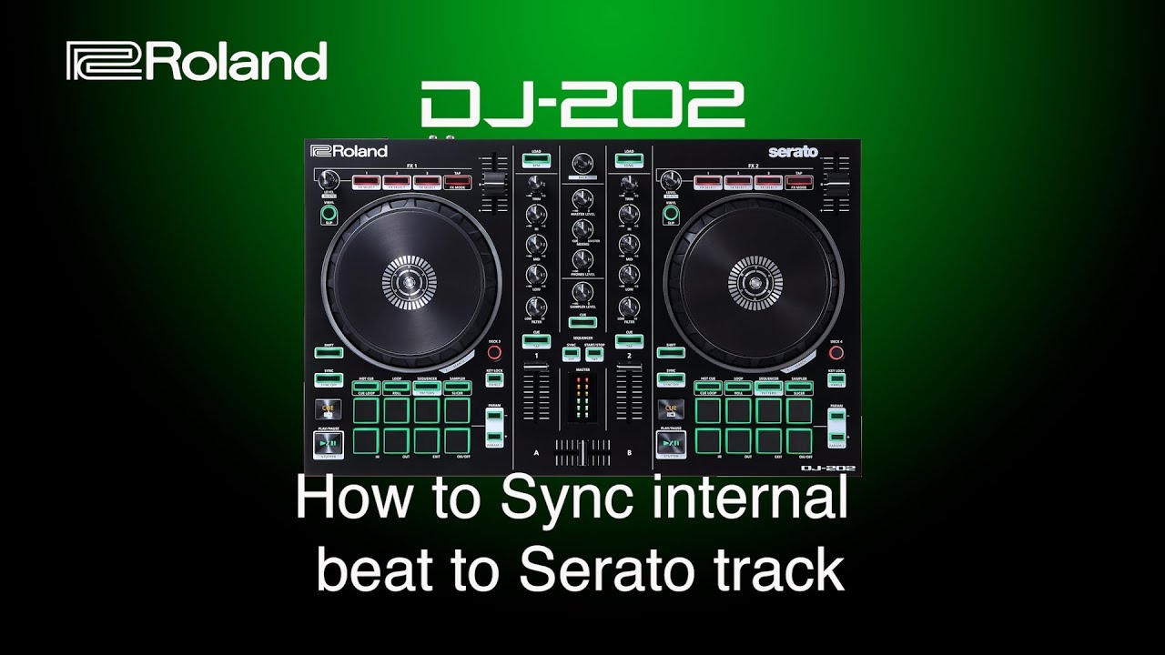 Roland DJ-202 - How to Sync internal beat to Serato track