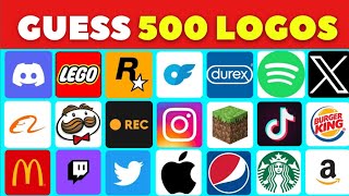 Guess the Logo in 1 SECCONDS | 500 Popular Logo | QUIZ GAME 2024 screenshot 5