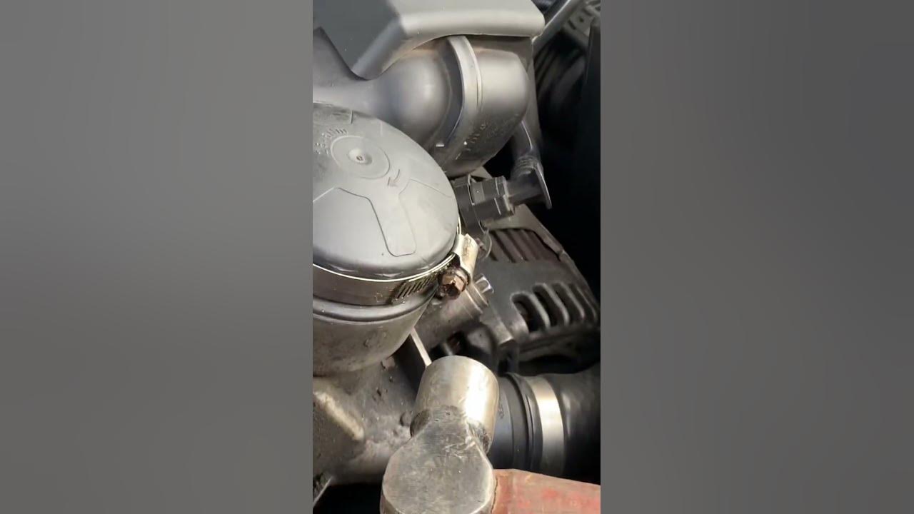 Quick tip to remove stuck oil filter cap on BMW- - YouTube