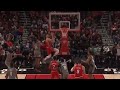 Lavine Double Pump Smash Dunk Gets Too High Up! 💪
