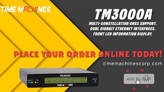TM3000A - GPS+GNSS NTP/PTP Network Time Server