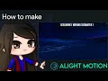 Seashore moving Animation Tutorial in Alight Motion || Gacha Stu-Club Tutorial ||