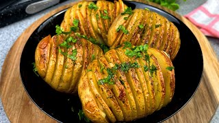 Baked potatoes with garlic and butter! A delicious, simple and inexpensive recipe!