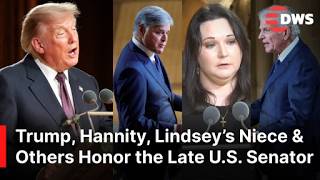 FULL SPEECHES: Trump, Sean Hannity, Lindsey's Niece & Others Honor the Late Sen Lindsey Graham |AC1E