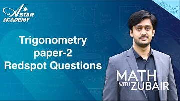 Trigonometry paper 2 | Red-spot | O level Math Past-paper 4024