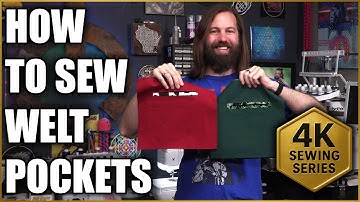 How to Sew Welt Pockets (Single & Double) - 4K Sewing Tutorial - Tock Custom