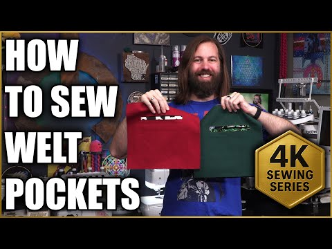 How To Sew Welt Pockets (single & Double) - 4k Sewing Tutorial - Tock Custom