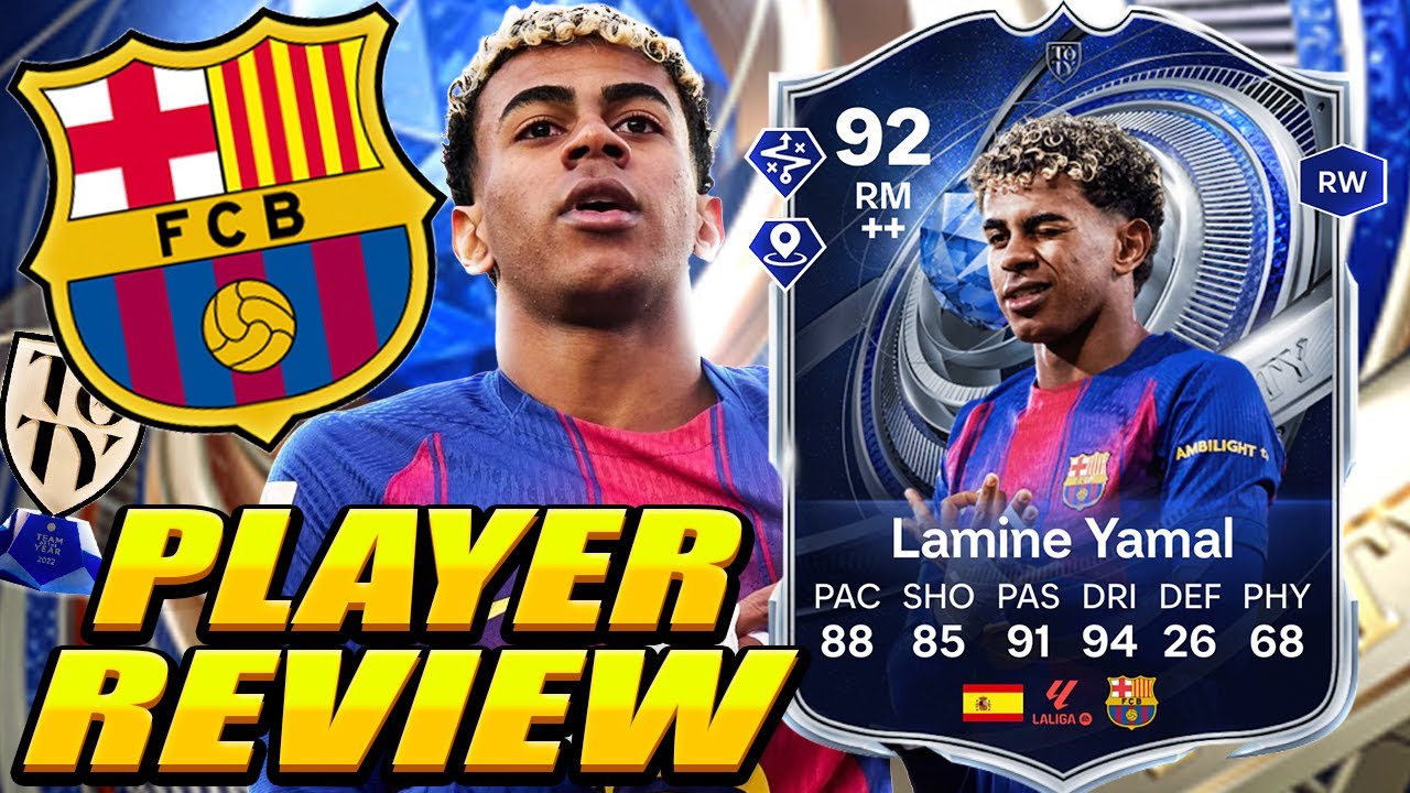 He IS THE FUTURE META… 🌟🔥 92 TOTY Yamal Review! 92 Yamal Team of the Year Review! TOTY Lamine Yamal!