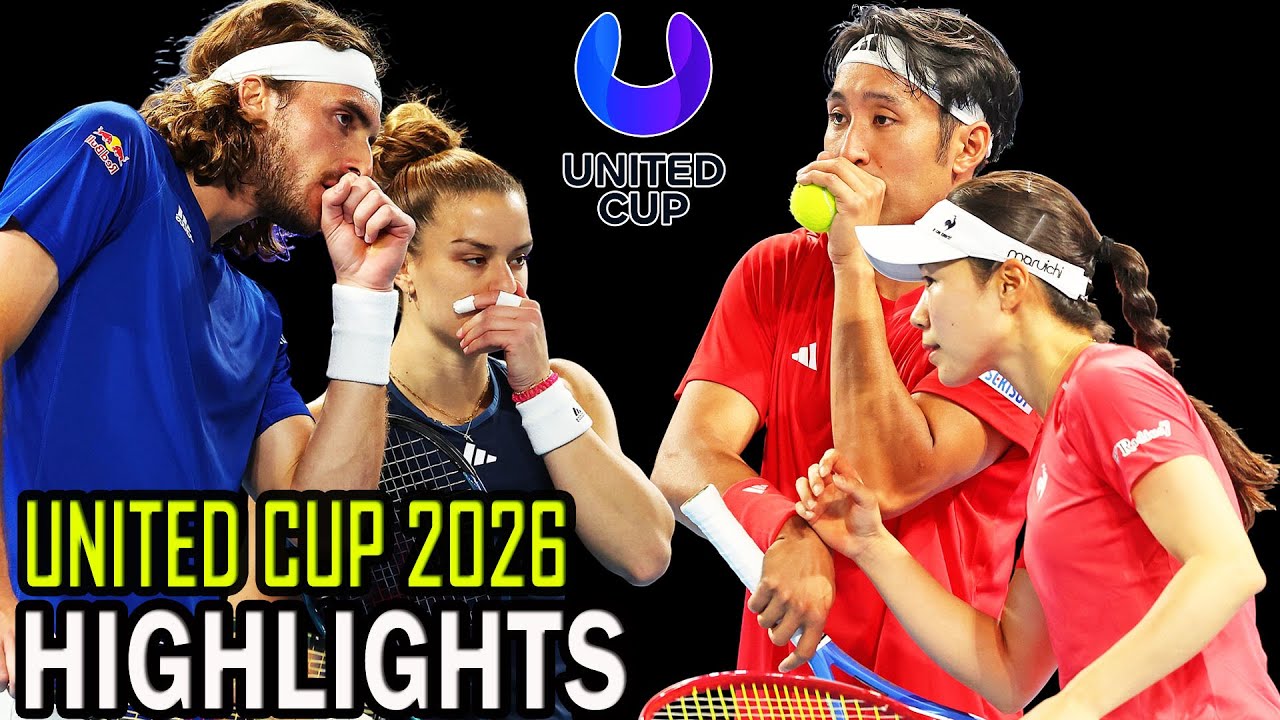 Stefanos Tsitsipas / Maria Sakkari vs Nao Hibino 菜緒 日比野 / Yasutaka Uchiyama 靖崇 内山 || United Cup 2026