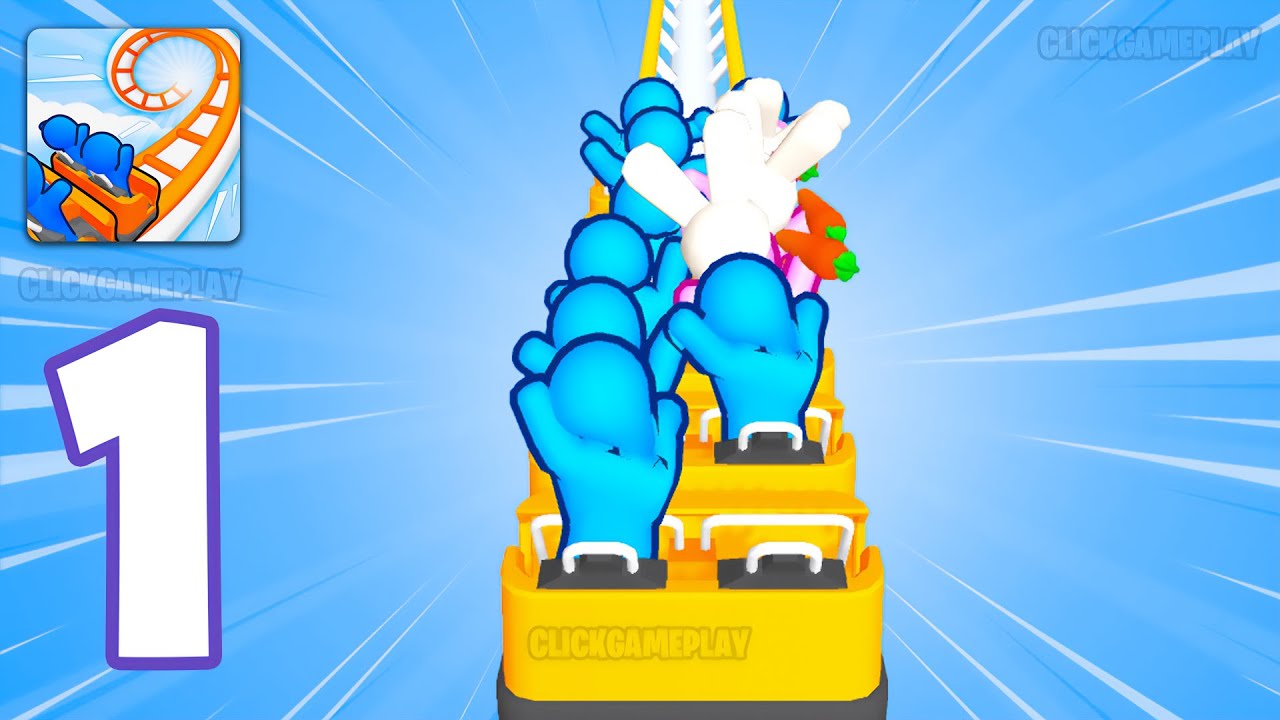 Runner Coaster Gameplay Walkthrough Part 1 - Tutorial To Get A Lot Money (Android,iOS)