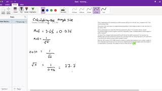 Calculating the Sample size from the Margin of Error screenshot 5