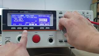 GWINSTEK GPT-9804 사용법