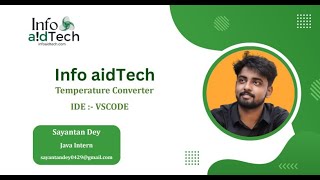 Temperature Converter || Info aidTech Internship Showcase