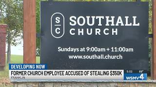 Former TN church employee charged with stealing more than $350K, sheriff’s office says