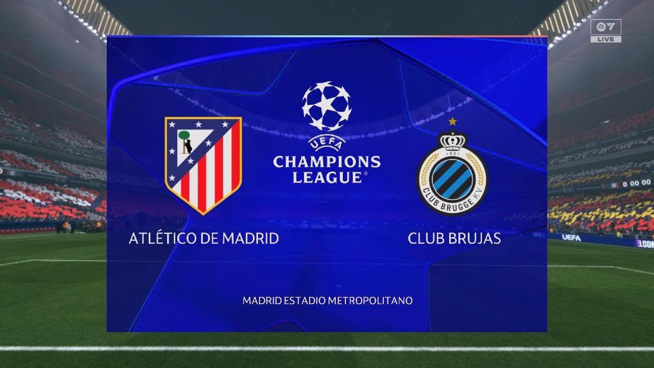 EA FC 26 PS5 1/16 (Vuelta) Playoffs Uefa Champions League Atlético De Madrid VS Club Brujas