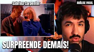 Sabrina Carpenter canta "Sugar Talking" ao vivo no Coachella 2026 (prof de canto reage)