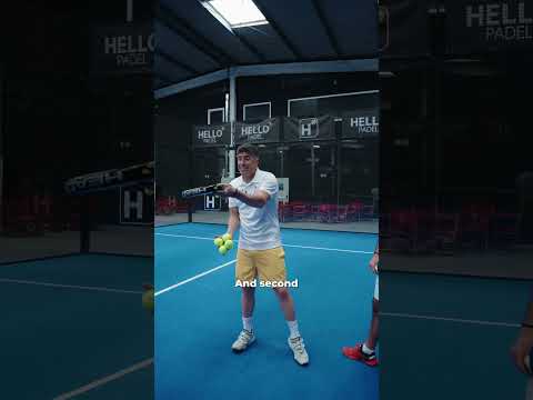 Common dropshot mistake in padel