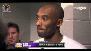 Kobe Post game interview - Lakers vs Hawks