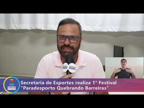 Secretaria de Esportes realiza 1° Festival “Paradesporto Quebrando Barreiras” na sexta-feira (18)
