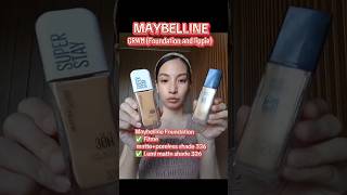 Get ready with me with Maybelline Foundation✅ Fitme matte+poreless shade 326✅ Lumi matte shade