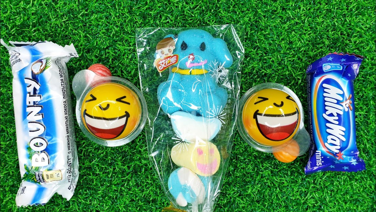 🍬🤤ASMR Candy Heaven Unwrapping, Chewing & Crunchy Sounds, Cotton Candy