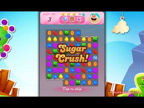 Candy Crush Saga Level 4521- NO boosters - YouTube