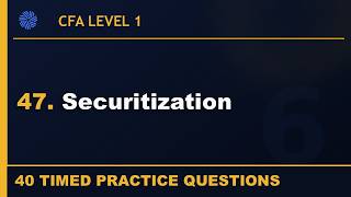 47. CFA L1 | Securitization | Fixed Income | 40 Practice Questions | 2026 Curriculum
