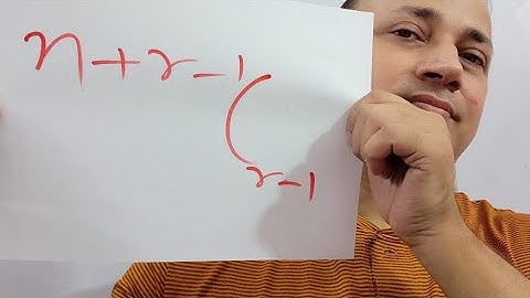 distribution of identical items in to  persons permutations  Combinations in hindi iit kota faculty