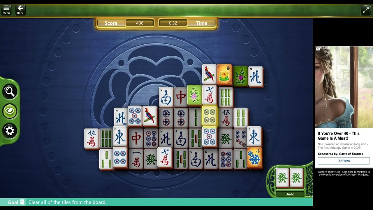 Microsoft Mahjong: Classic Challenge Gameplay (July 12, 2025)