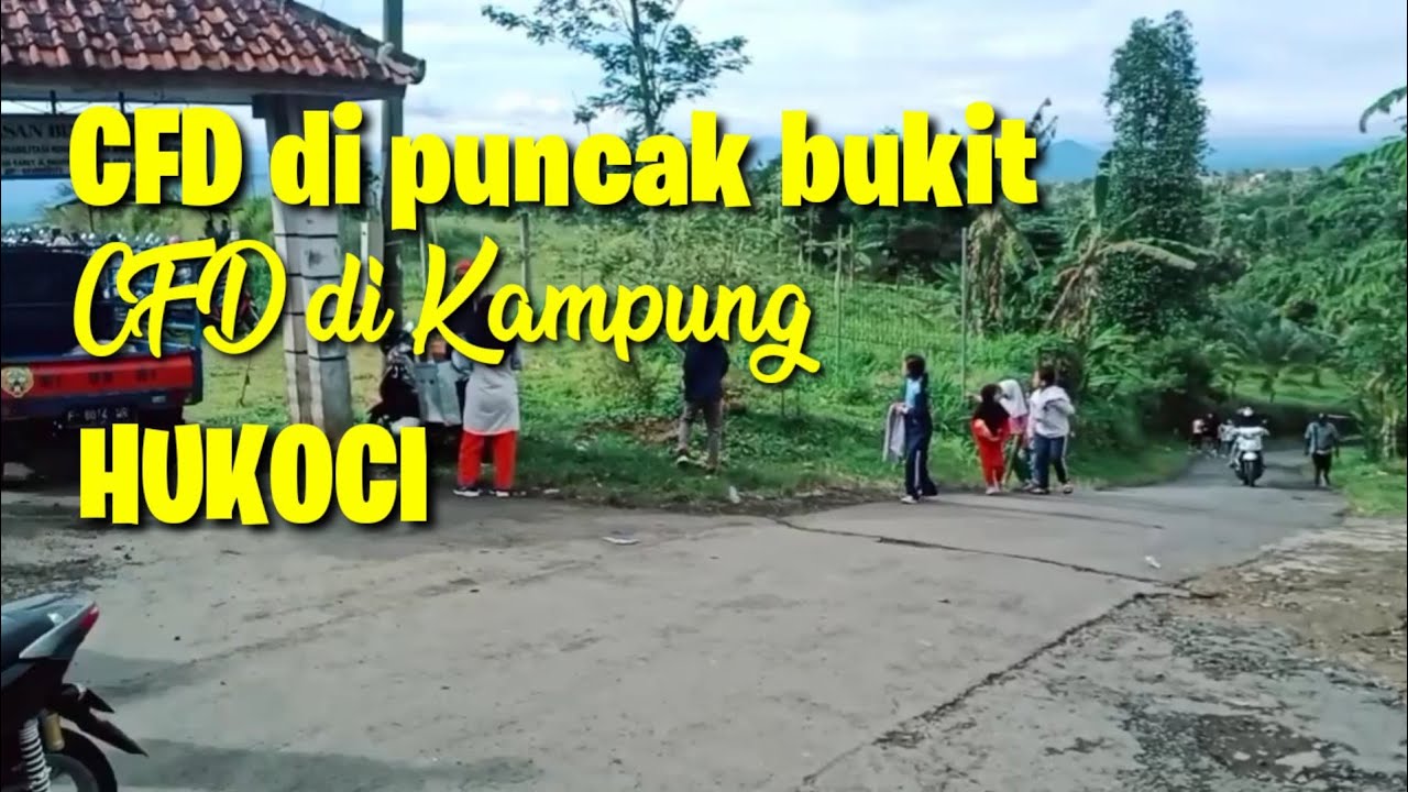 CFD di Puncak Bukit,Suasana CFD di Desa