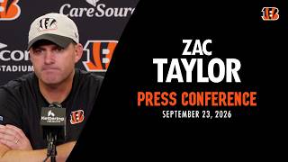 Details Zac Taylor Press Conference - September 23 News