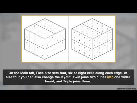 How to Make Sudoku 3D Cubes Puzzles in Puzzle Maker Pro (Printable Puzzle Book)