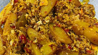 KENTANG MASAK TELUR HANCUR PASTI SEDAP KENTANG MASAK TELUR HANCUR PASTI SEDAP