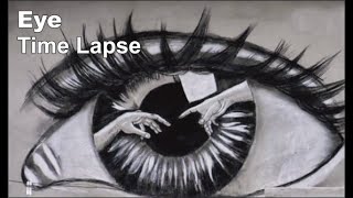 Eye Wall Art (Time Lapse) Coal & Chalk screenshot 2