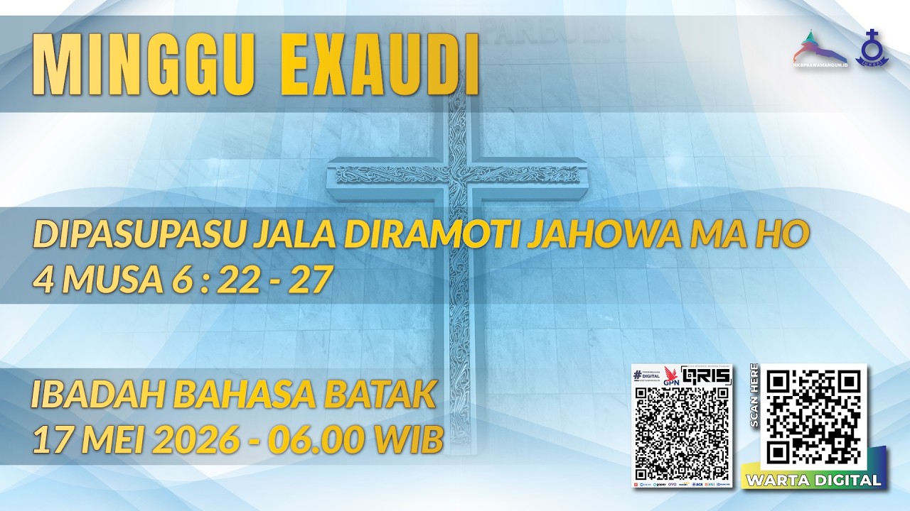 IBADAH BAHASA BATAK 06.00 - 17 MEI 2026