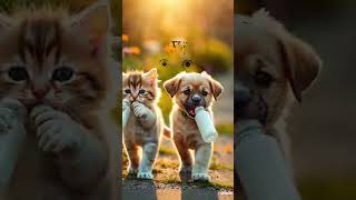 cat and dog friendly #action #comedy #trending #funny