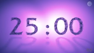 25-Minute Countdown with Soft Voice, Particle Animation & Ambient Effects screenshot 3