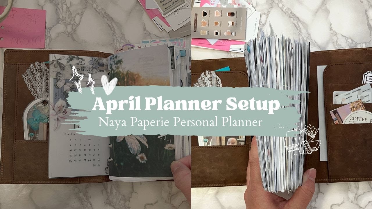 April Planner Setup | Naya Paperie FCC Planner