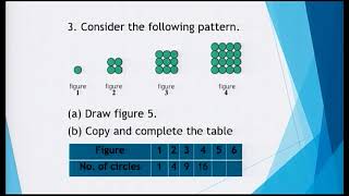 Maths G7 Patterns   Sequences