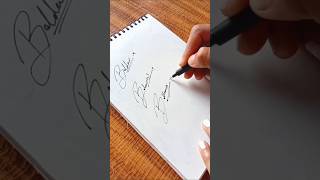 B. name letter art 💫🤍🌸#handwriting #calligraphylattering #art #signature #calligrphylearning