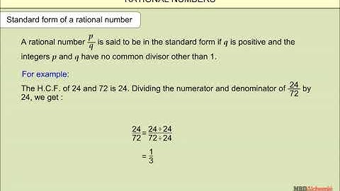 Rational Numbers | Class 7