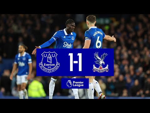 PREMIER LEAGUE HIGHLIGHTS: EVERTON 1-1 CRYSTAL PALACE