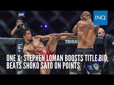 ONE X: Stephen Loman boosts title bid, beats Shoko Sato on points