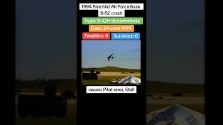 Fairchild Air Force Base B-52 crash on 24th June 1994 #planecrash #airdisaster #b52stratofortress Fairchild Air Force Base B-52 crash on 24th June 1994 #planecrash #airdisaster #b52stratofortress