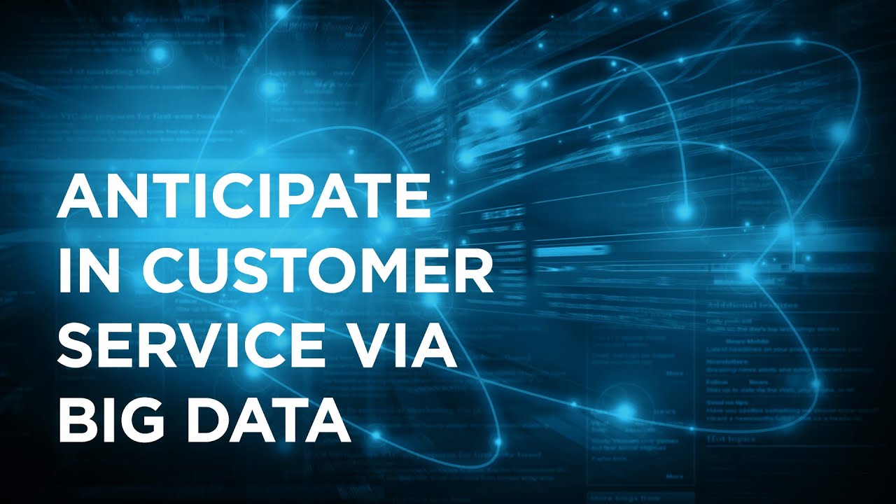 Anticipate in customer service via big data & Swop by Accent