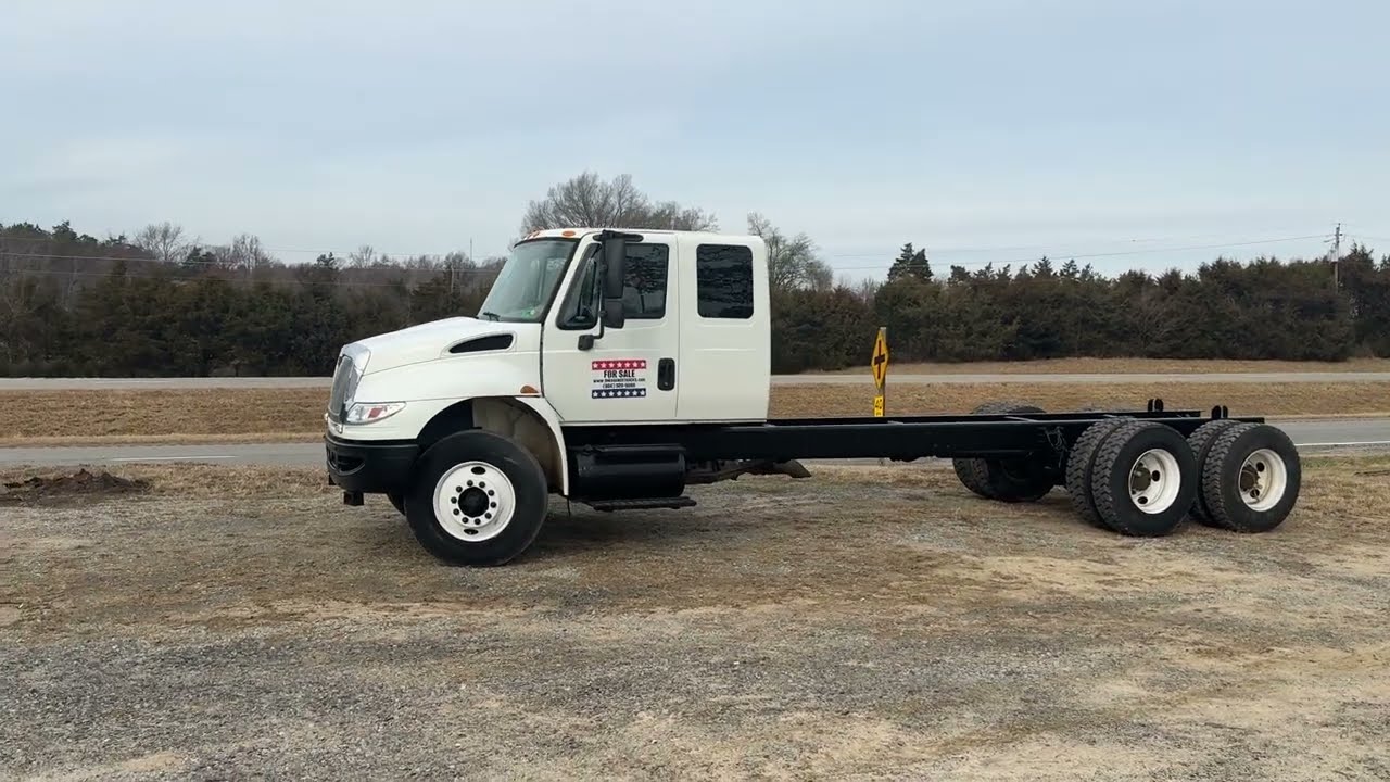 FOR SALE 2010 IHC CAB & CHASSIS TANDEM AXLE AUTO TRANS PTO ON BOARD 804-828-9099 onesourcetrucks.com
